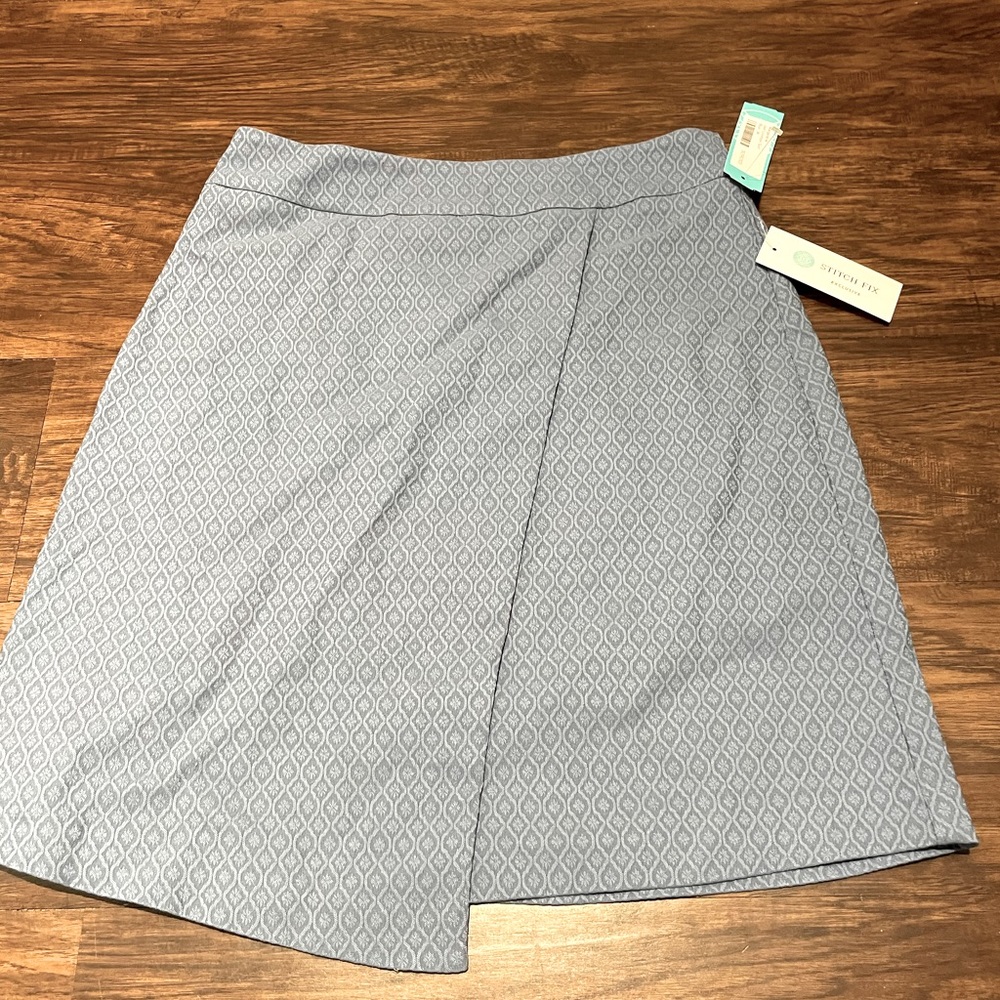 Grey A line skirt
